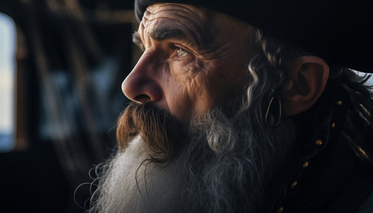 Pirate with a Black Ship Grooming Co. beard
