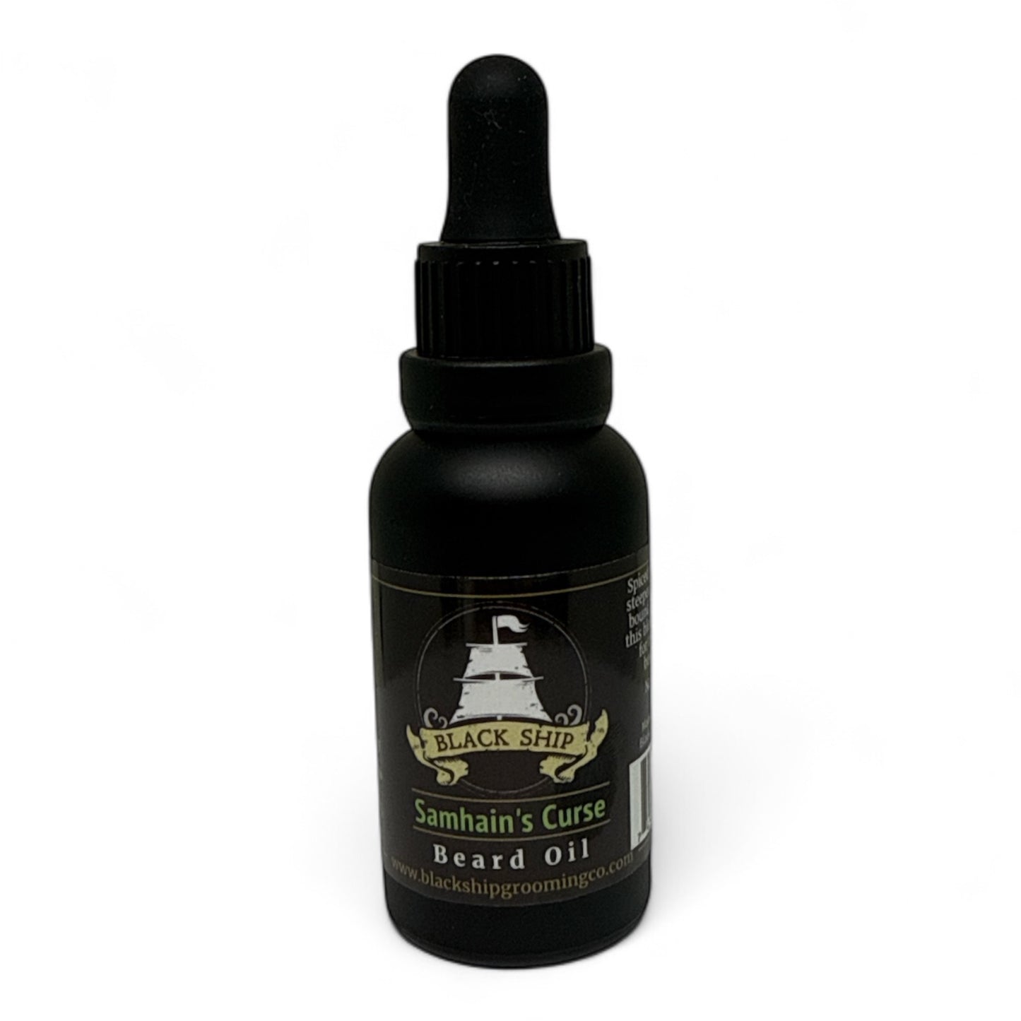 Samhain's curse beard oil | soothe itchy skin and destroy the beardruff in perfect halloween seasonal scent