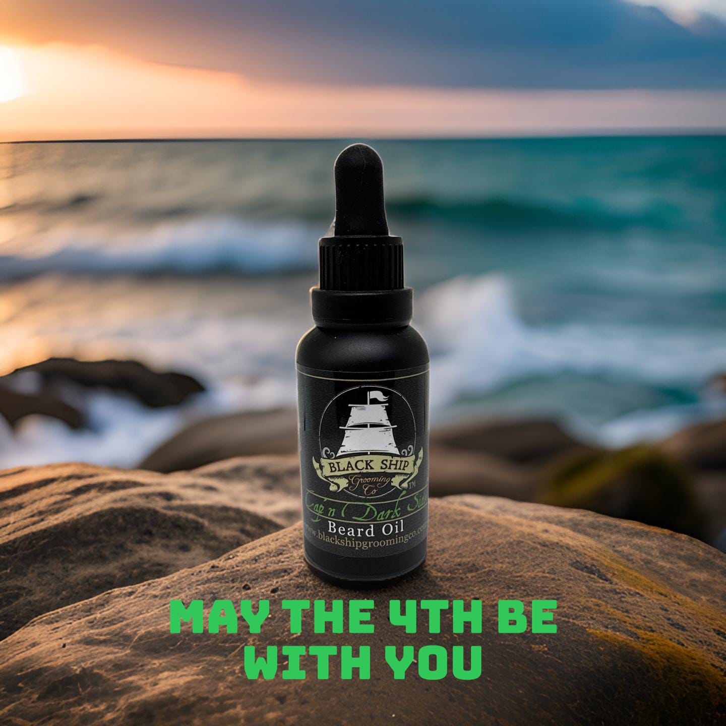 Cap'n Dark Side Beard oil - Black Ship Grooming Co.