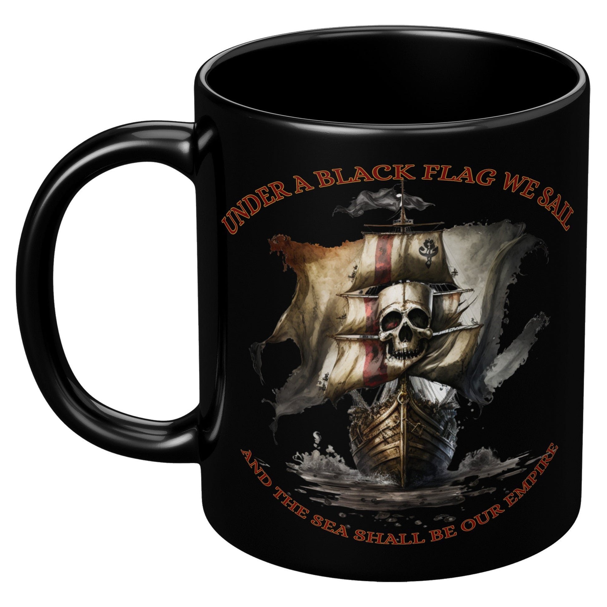 Black Flag Mug - Black Ship Grooming Co.