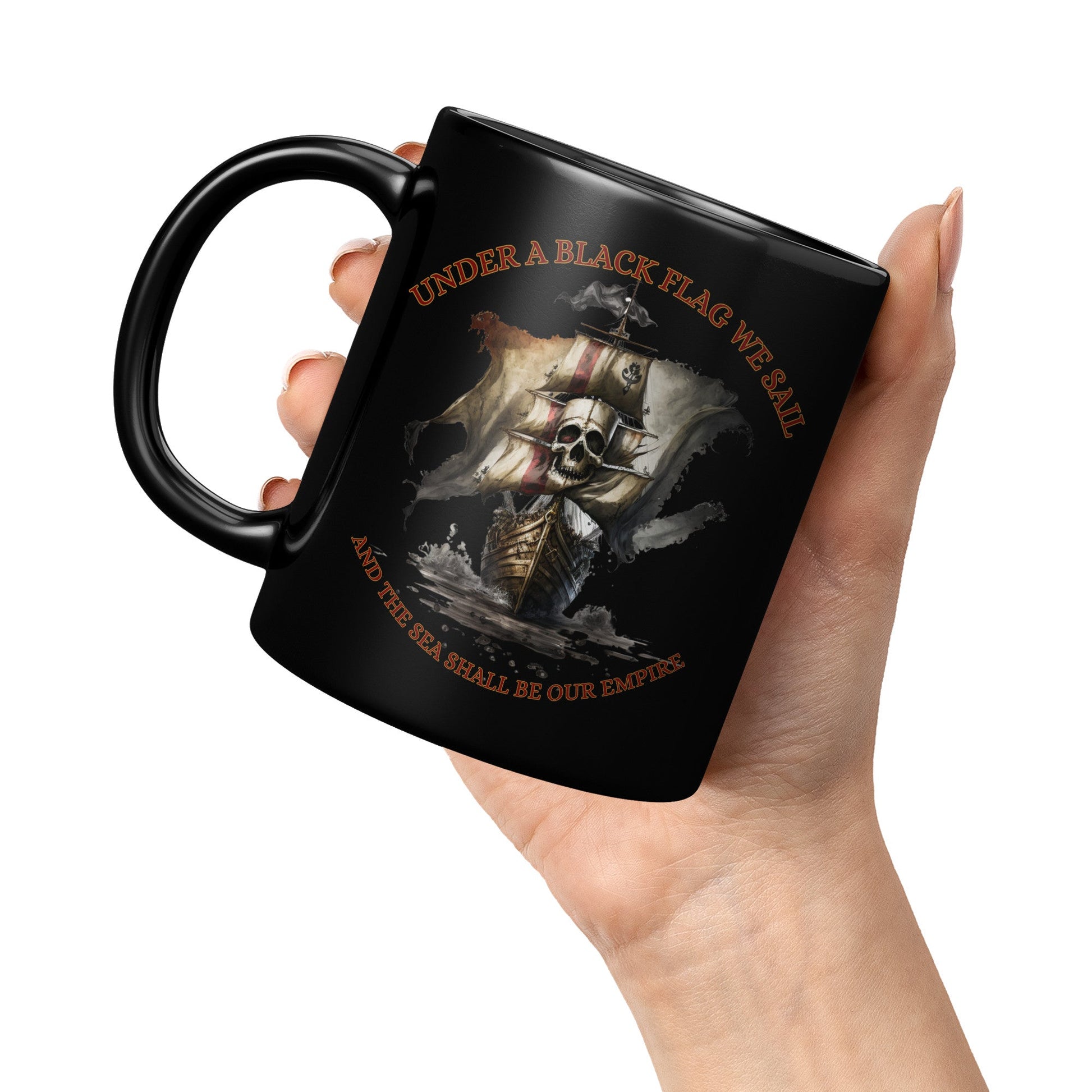 Black Flag Mug - Black Ship Grooming Co.