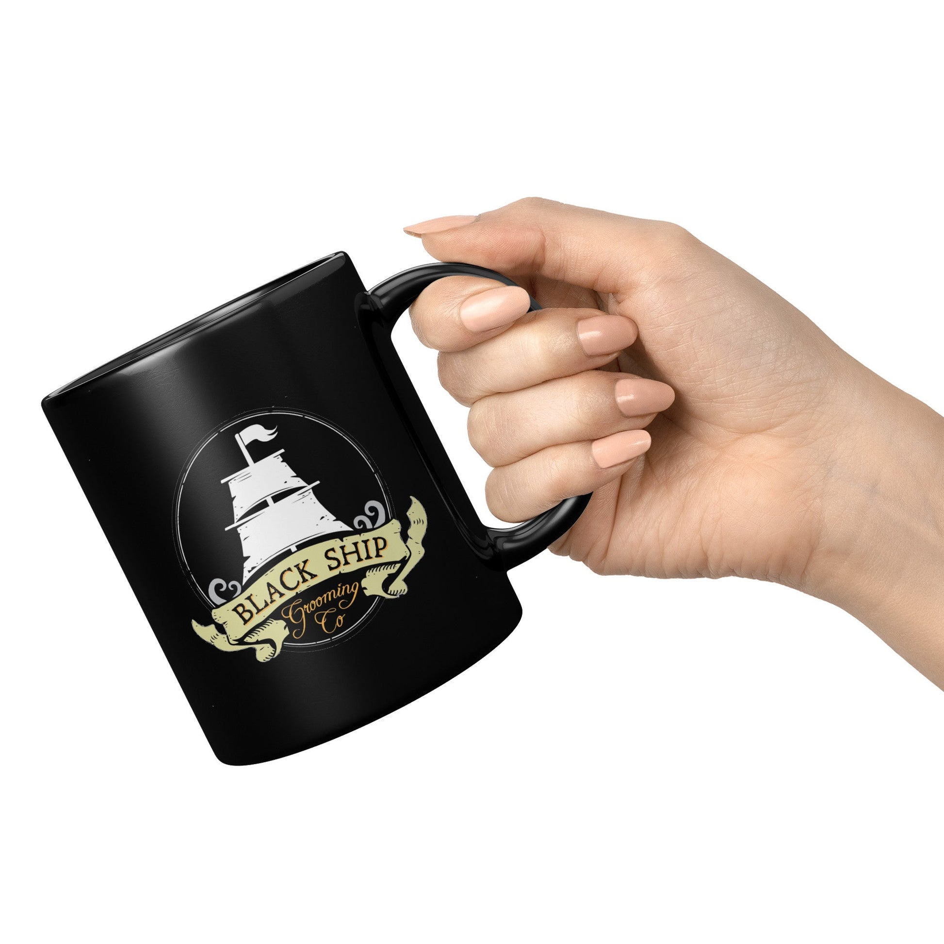 Black Flag Mug - Black Ship Grooming Co.