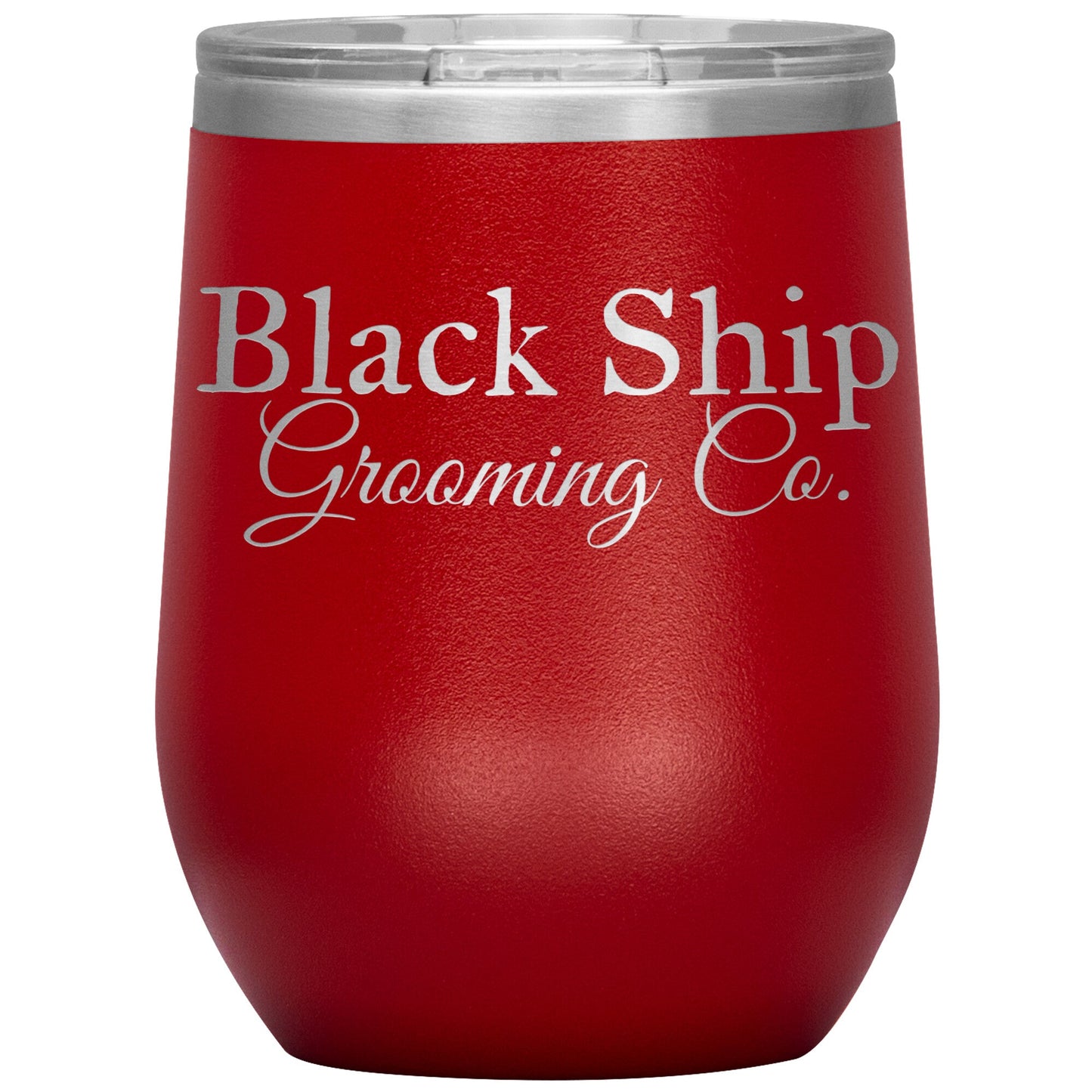 Black Ship Grooming Co. 12oz Insulated Wine Tumbler - Black Ship Grooming Co.
