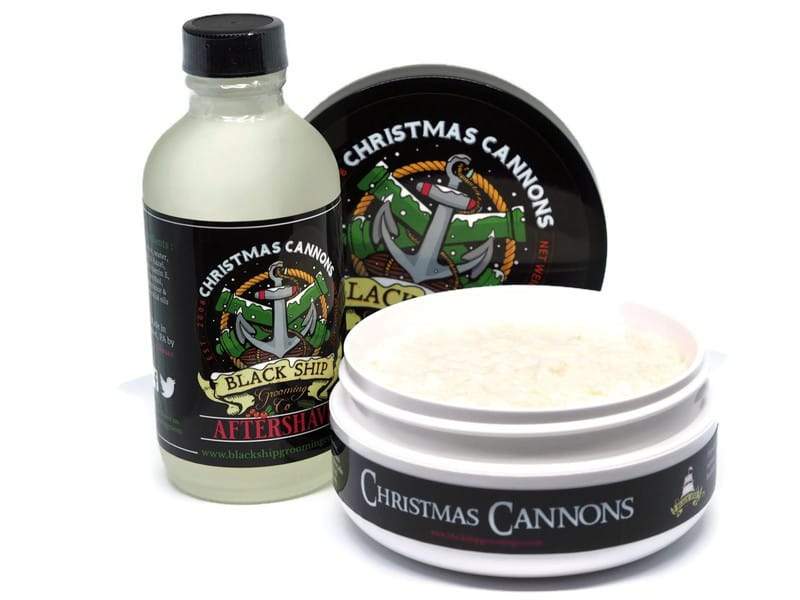 Christmas Cannons Shaving Soap - Black Ship Grooming Co.