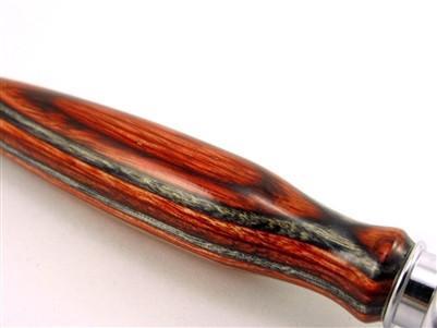 Red & Gray Wooden Mach3 Razor - Black Ship Grooming Co.