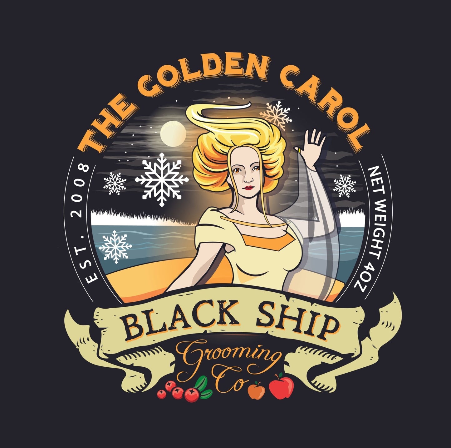 The Golden Carol Aftershave Splash - Black Ship Grooming Co.