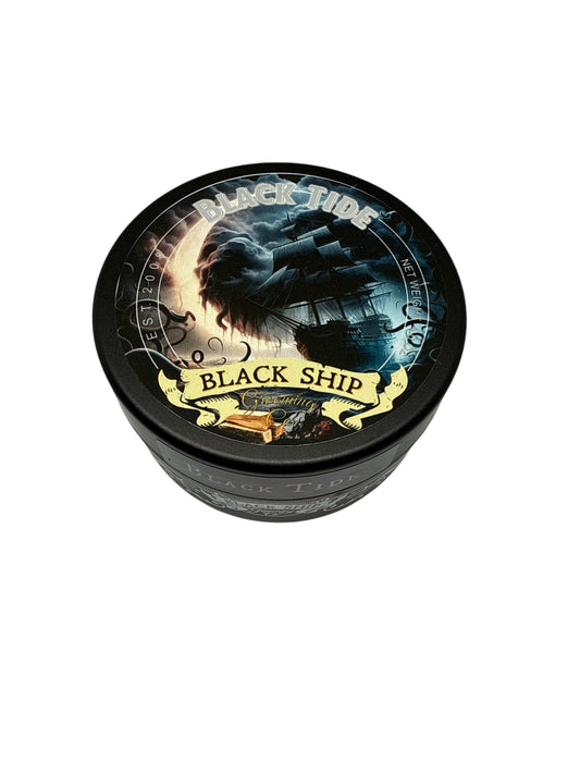 Black Tide Shaving Cream in  Sea ving bowl