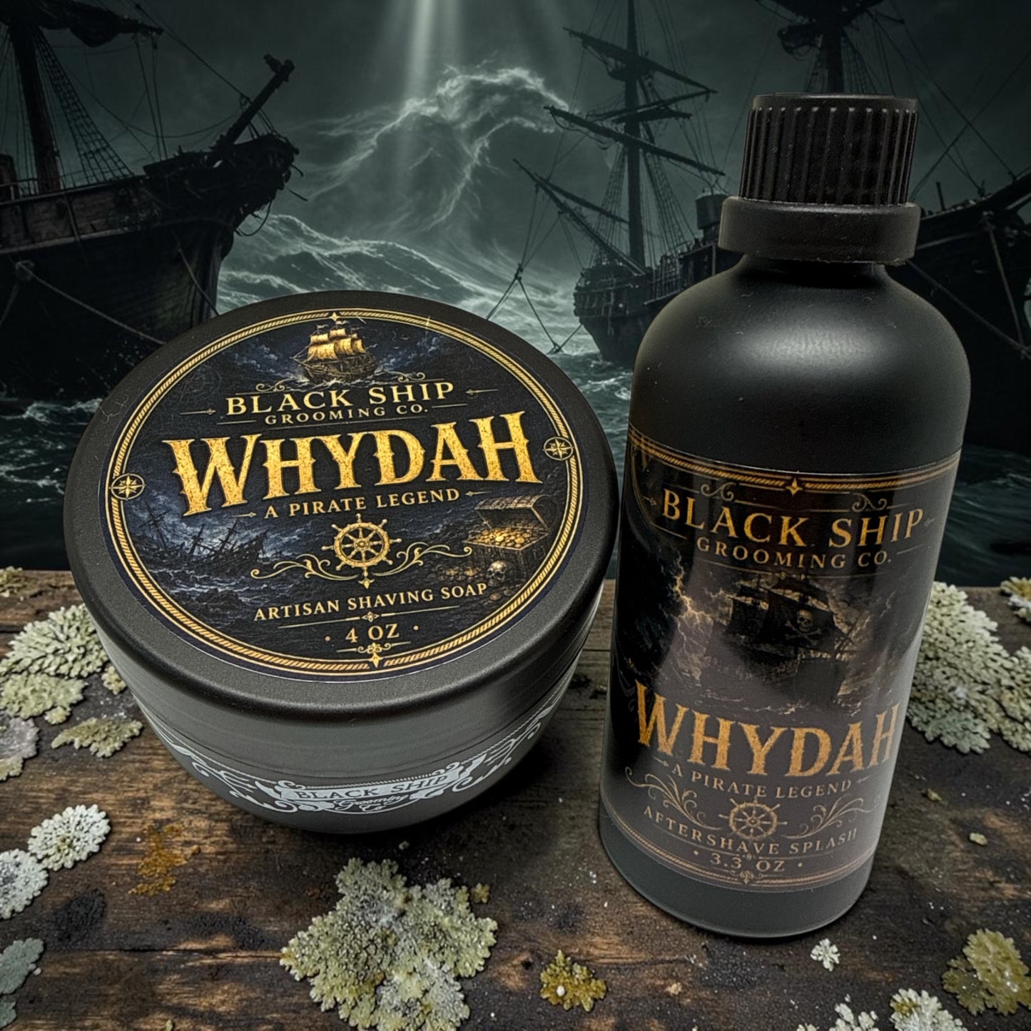 Whydah Soap + Aftershave Set
