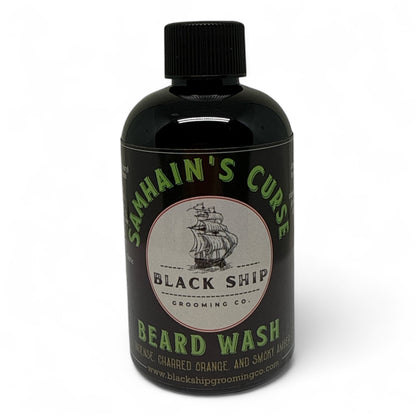 Samhain's curse beard wash perfect paring with our Samhain's curse beard oil