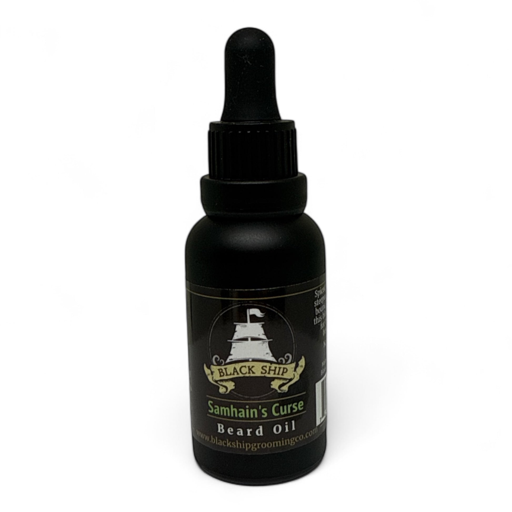 Samhain's curse beard oil  | soothe itchy skin and destroy the beardruff in perfect halloween seasonal scent