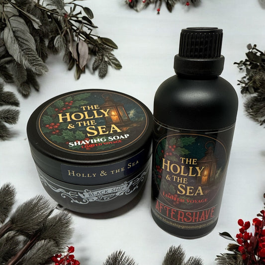 The HOLLY & The SEA – Holiday Shaving Soap & Aftershave (Limited Edition)