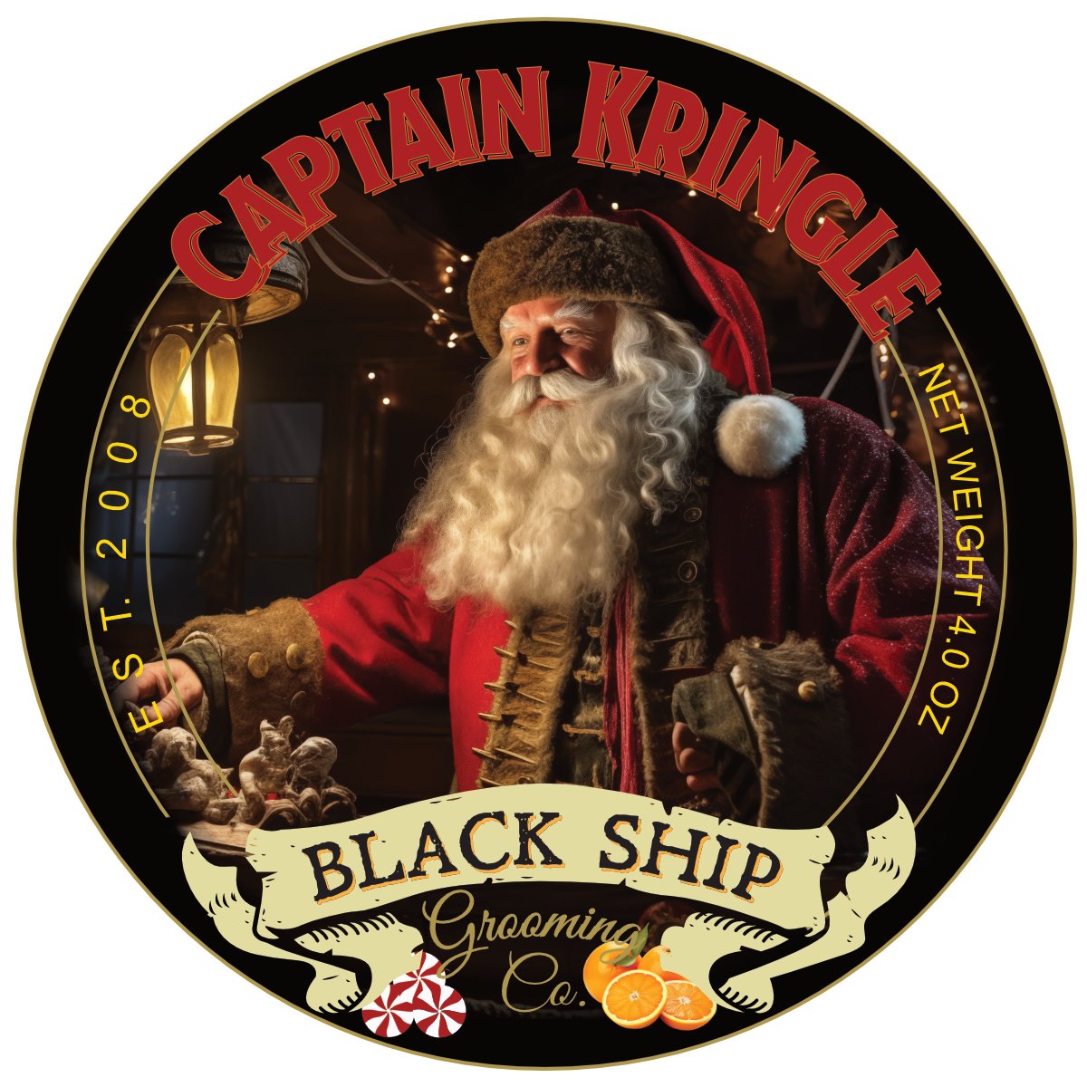 Captain Kringle Shaving Cream - Black Ship Grooming Co.