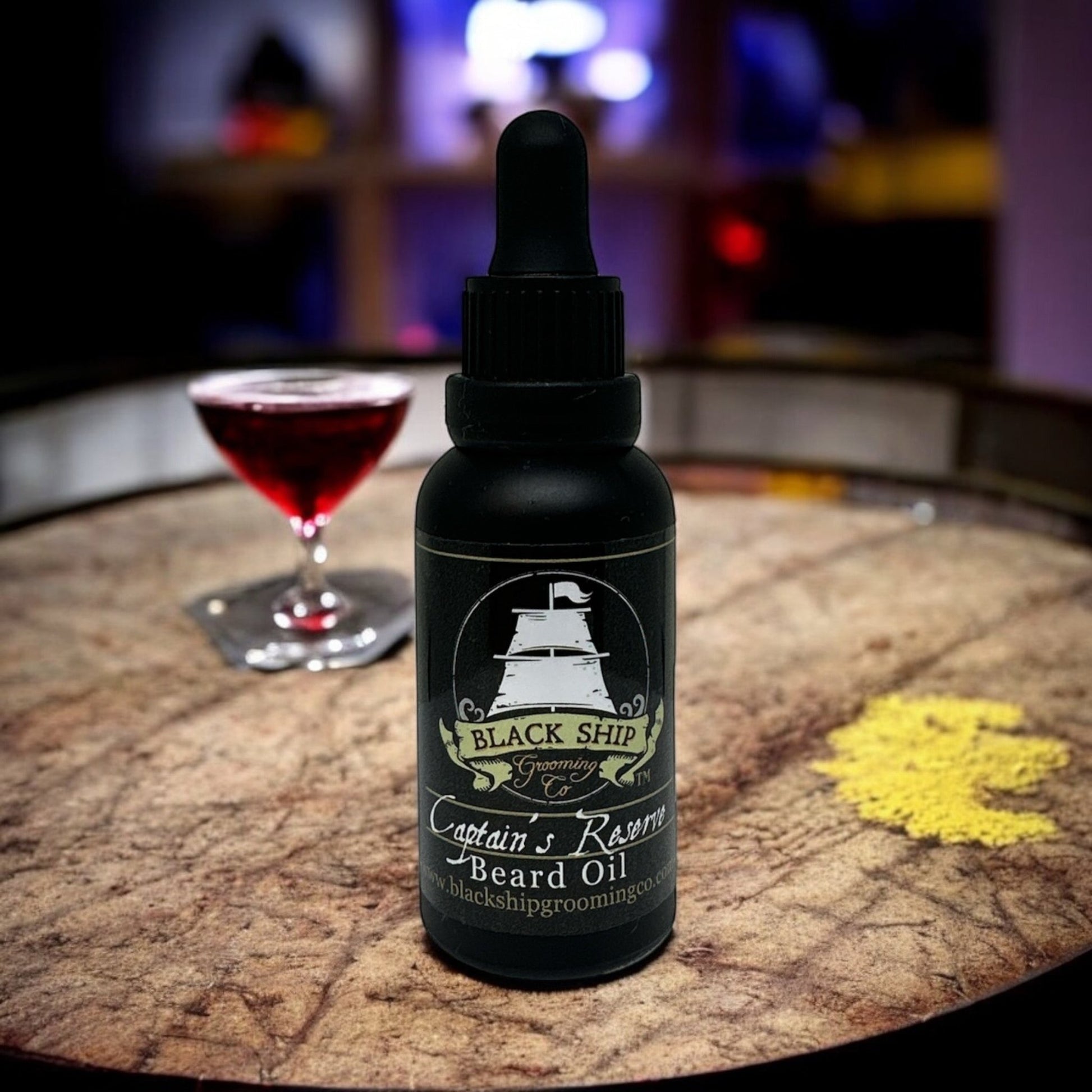 Captain's Reserve beard oil - Black Ship Grooming Co.