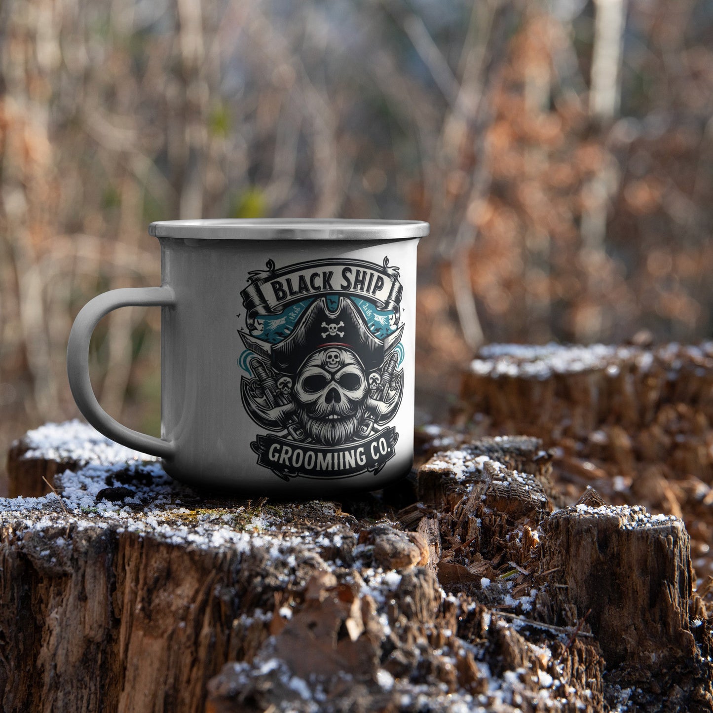 Pirate's Camping Mug - Black Ship Grooming Co.