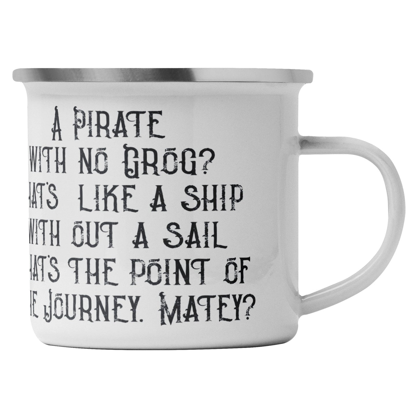 Pirate's Camping Mug - Black Ship Grooming Co.