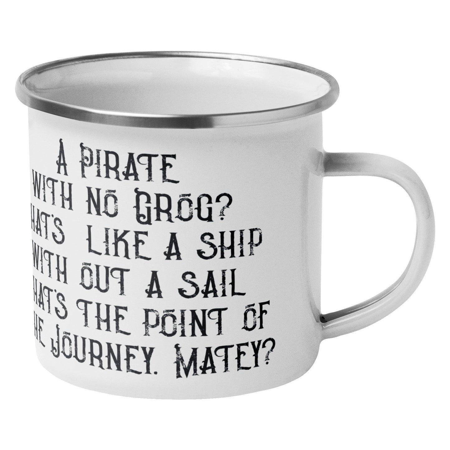 Pirate's Camping Mug - Black Ship Grooming Co.