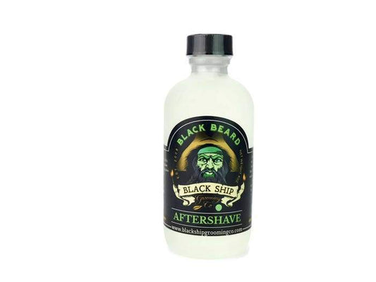 Black Beard Aftershave splash, Bayrum and Lime scent in a 4 OZ by black ship grooming co. non drying artisan aftershave - Black Ship Grooming Co.