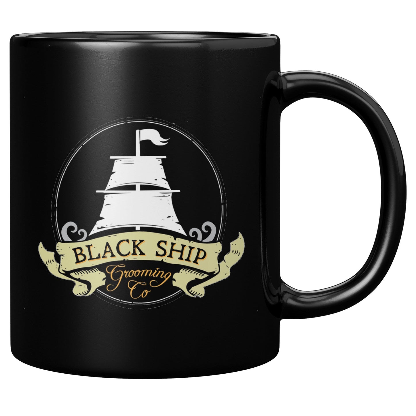 Black Flag Mug - Black Ship Grooming Co.