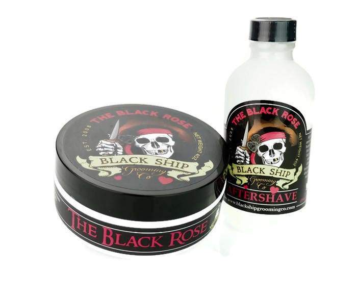 Black Rose Shaving Soap Artisan shaving soaps for men - Black Ship Grooming Co.