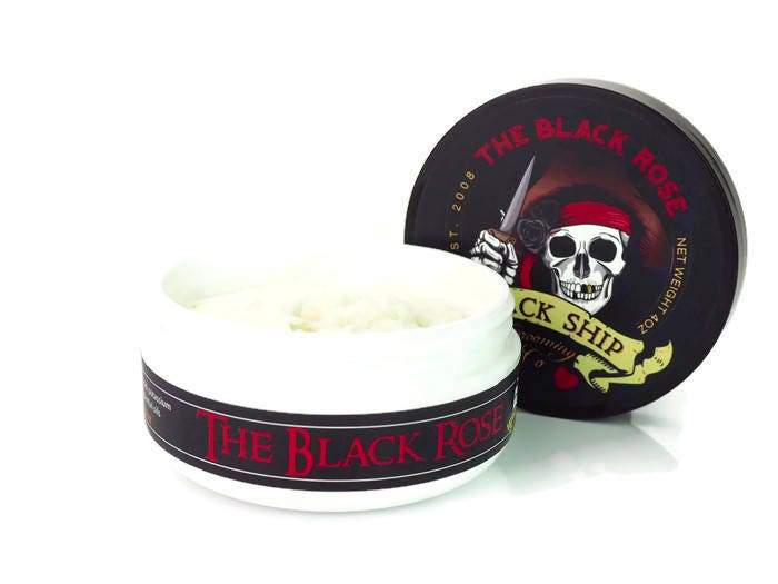Black Rose Shaving Soap Artisan shaving soaps for men - Black Ship Grooming Co.