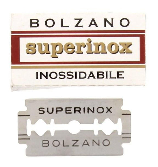 Bolzano Superinox Double Edge Razor Blades, 5-pack - Black Ship Grooming Co.