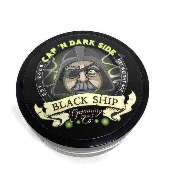 Cap'n Dark Side Shaving Soap - Black Ship Grooming Co.