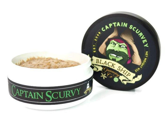 Captain Scurvy Shaving Soap - Black Ship Grooming Co.