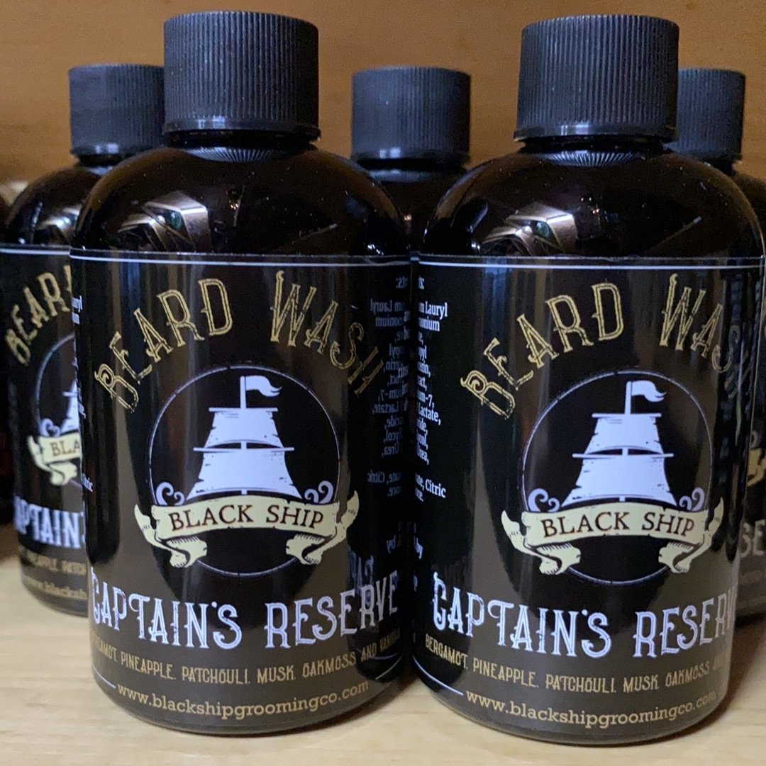 Captain's Reserve Beard Wash - Black Ship Grooming Co.