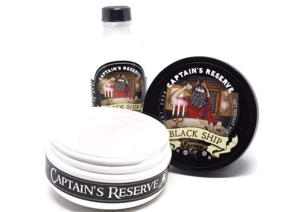 Load image into Gallery viewer, Captain&amp;#39;s Reserve Shaving Soap - Black Ship Grooming Co.
