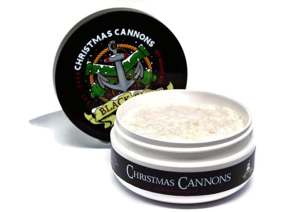 Christmas Cannons Shaving Soap - Black Ship Grooming Co.