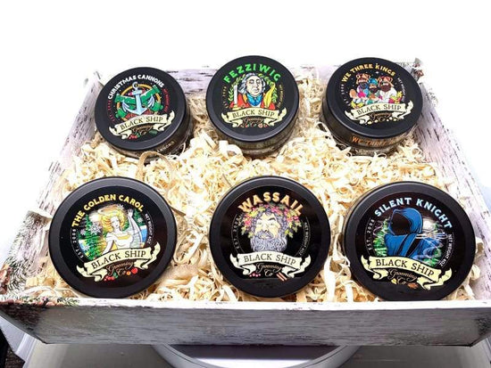 Christmas Shaving Soaps Collection - Black Ship Grooming Co.