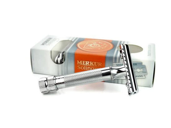 Load image into Gallery viewer, Merkur 34C Heavy Duty Safety Razor - Black Ship Grooming Co.
