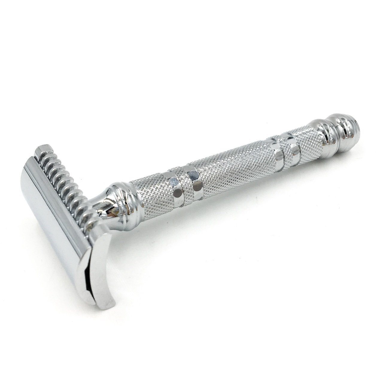 Parker 24C Open Comb Double Edge Safety Razor - Black Ship Grooming Co.