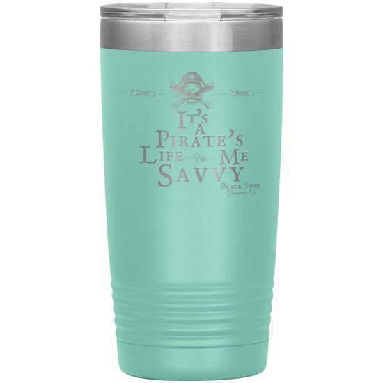 Pirates Life For Me 20oz Tumbler - Black Ship Grooming Co.