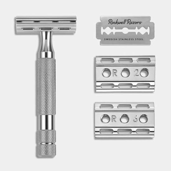 Load image into Gallery viewer, Rockwell 6c Double edge safety razor - Black Ship Grooming Co.
