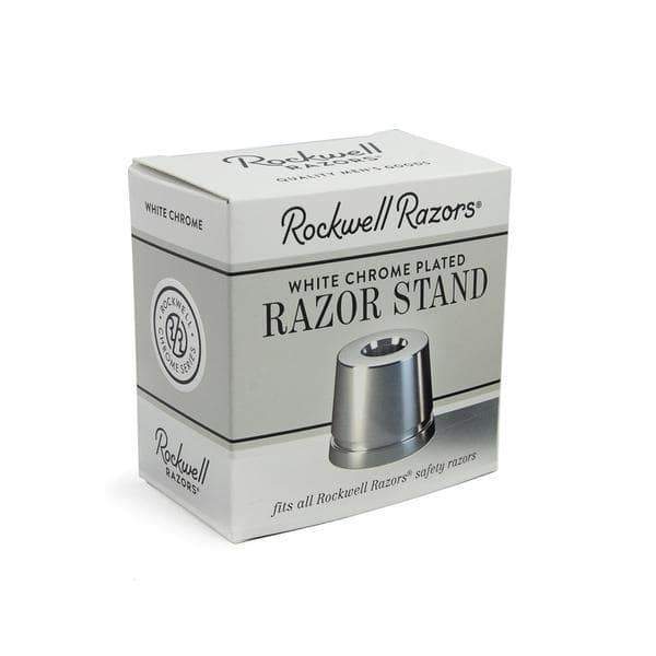 Rockwell Razors Stand White Chrome - Black Ship Grooming Co.