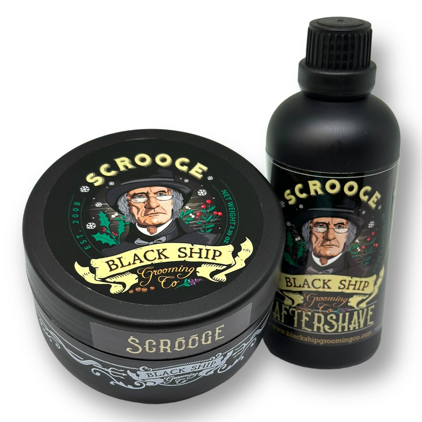Load image into Gallery viewer, Scrooge shaving soap-Mens shaving Soap- Handmade Soaps - Black Ship Grooming Co.

