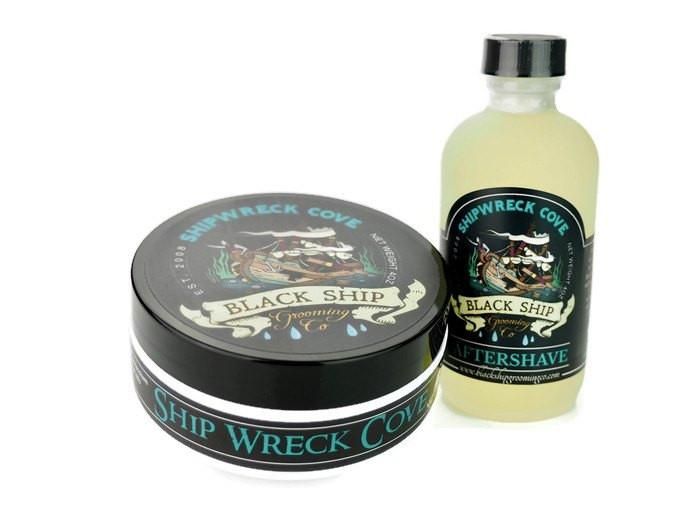 Load image into Gallery viewer, Ship Wreck Cove Shaving Soap - Black Ship Grooming Co.
