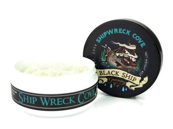Ship Wreck Cove shaving soap-Mens shaving Soap- Handmade Soaps - Black Ship Grooming Co.