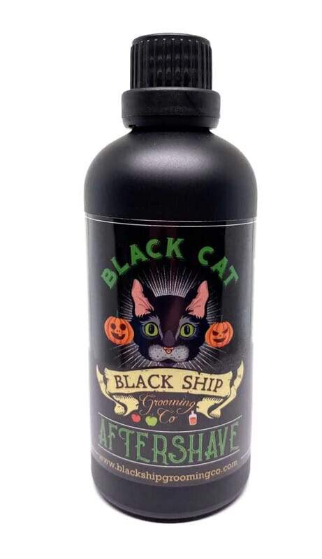 The Black Cat Aftershave Splash - Black Ship Grooming Co.