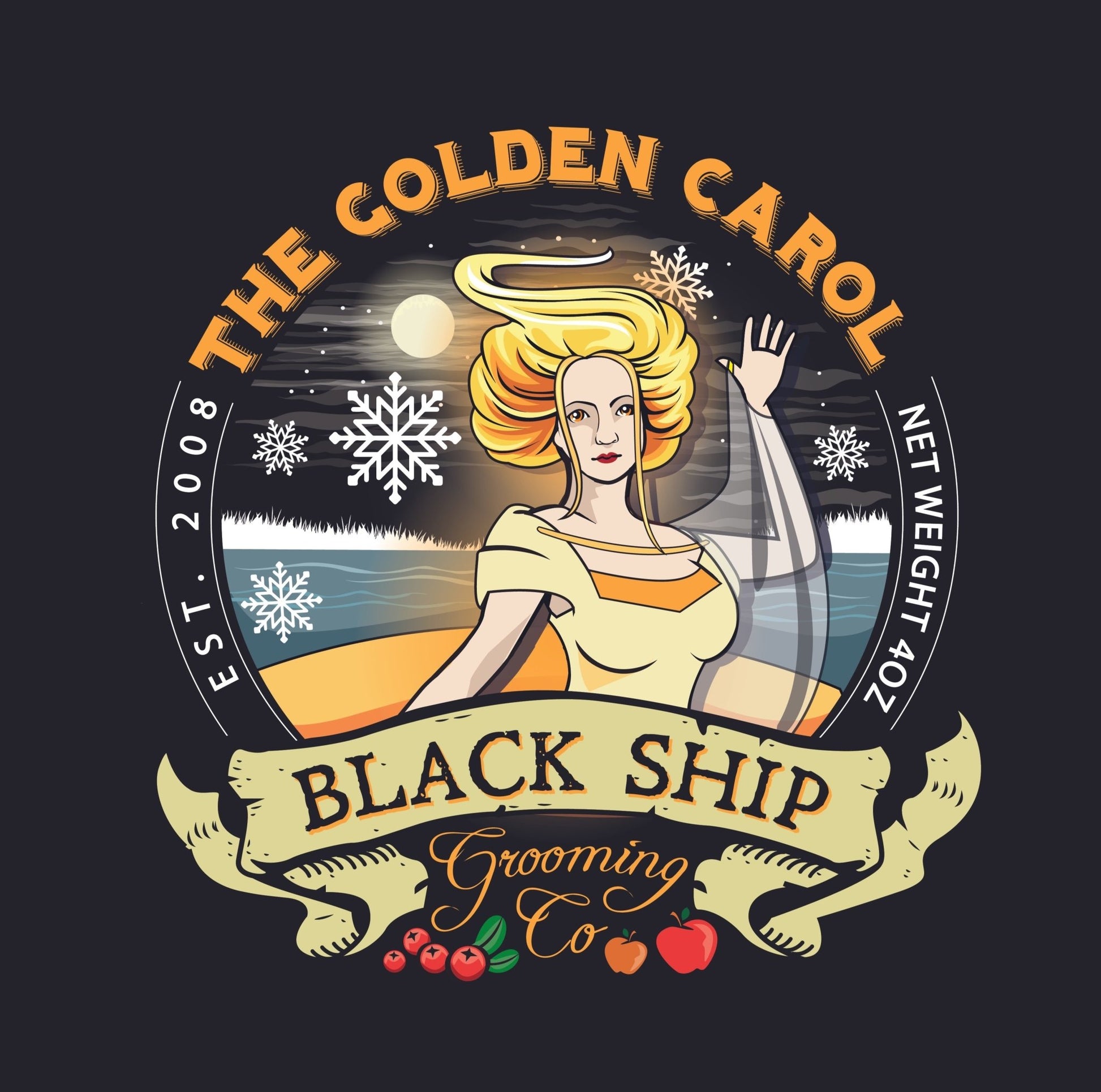 The Golden Carol Aftershave Splash - Black Ship Grooming Co.
