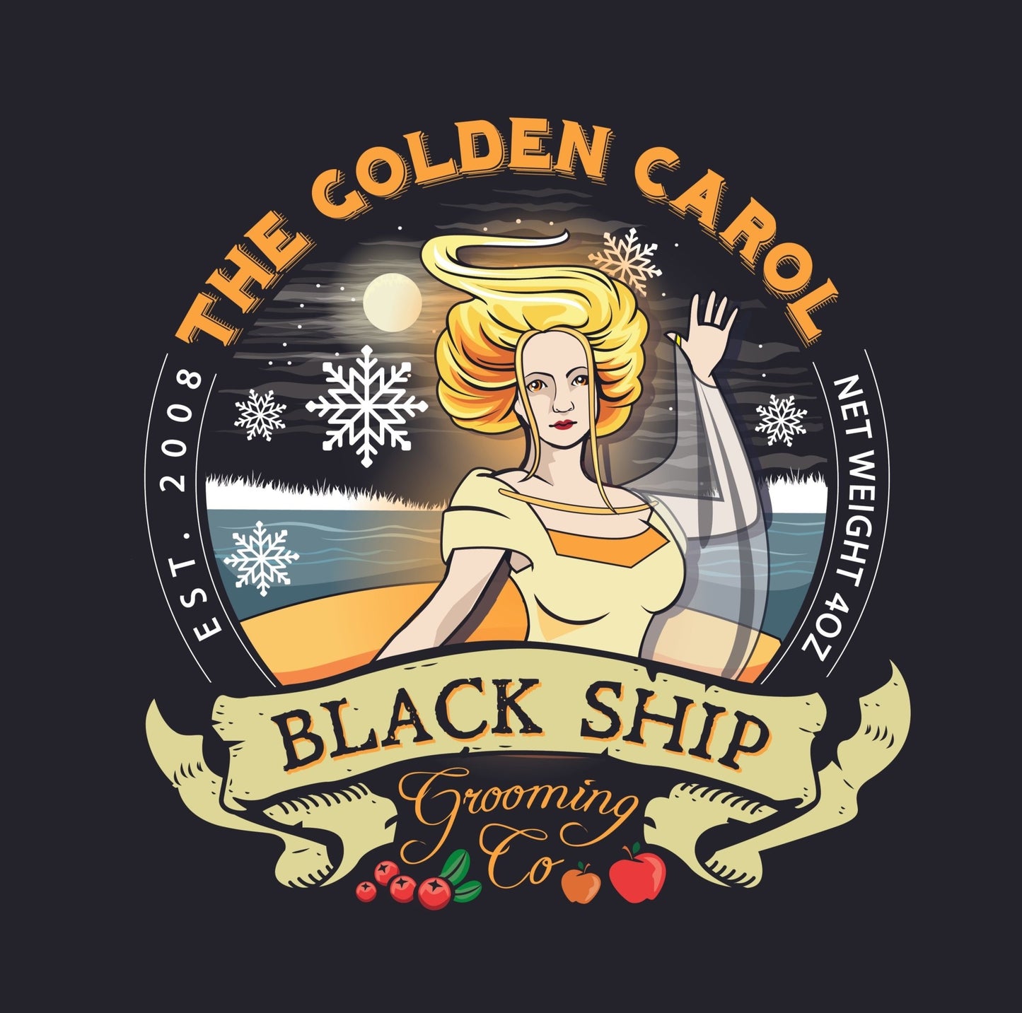 Load image into Gallery viewer, The Golden Carol Aftershave Splash - Black Ship Grooming Co.
