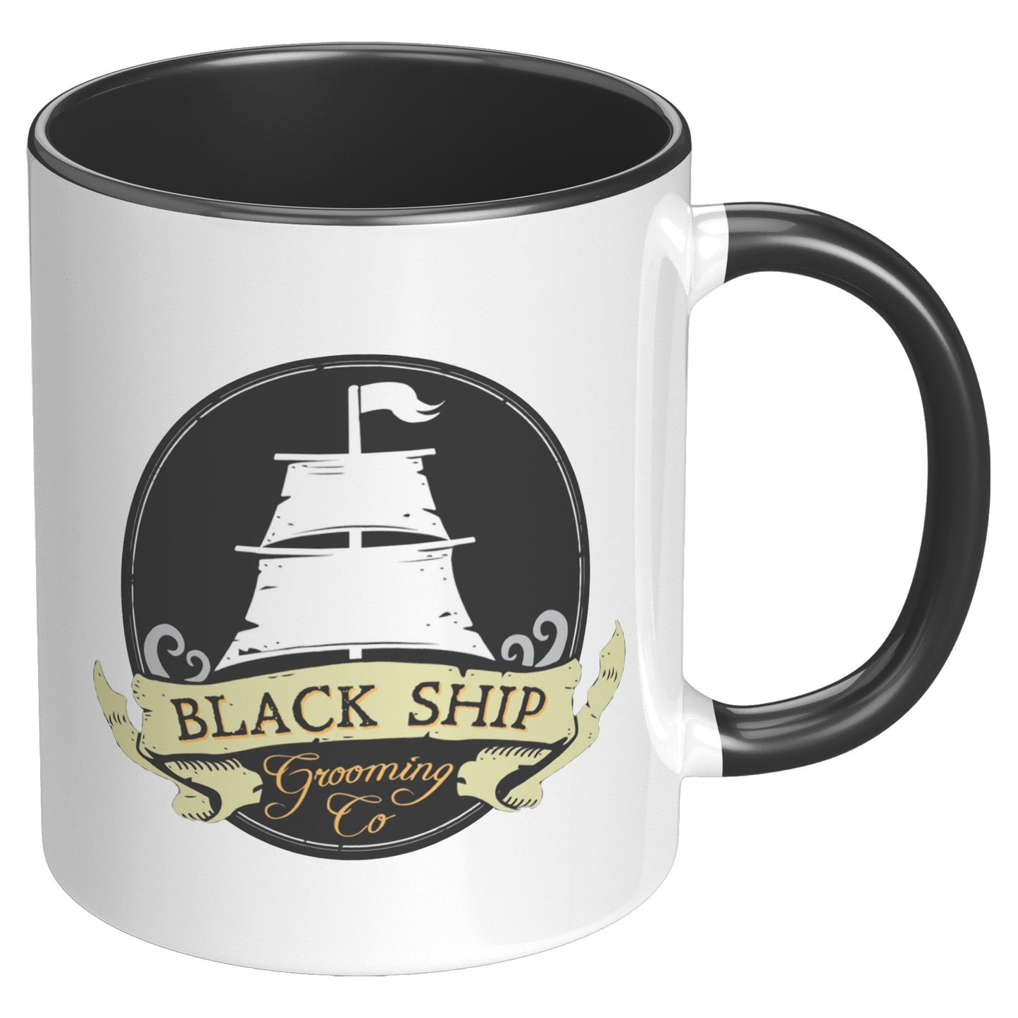 Load image into Gallery viewer, Under a Black Flag Mug - Black Ship Grooming Co.
