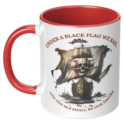 Under a Black Flag Mug - Black Ship Grooming Co.
