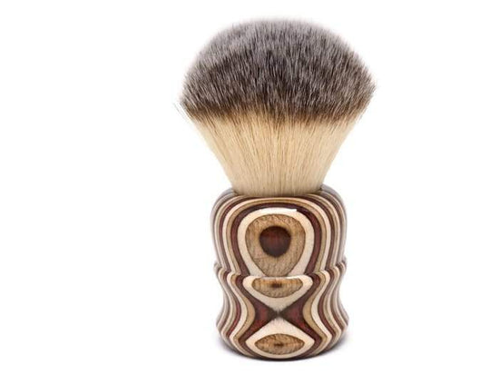 Load image into Gallery viewer, Whaler Shaving Brush- Ready To Ship - Black Ship Grooming Co.
